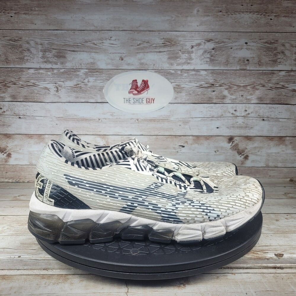 ASICS Gel-Quantum 180 5 Sneakers Mens 8 White Black "Modern Tokyo" Running Shoes